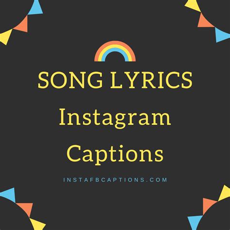 Instagram bio is a short description with your website, contact information, and whatever you want to. 50+ Best SONG LYRICS Instagram Captions 2021 - Instafbcaptions