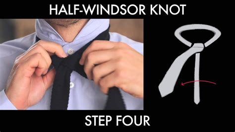 With a neat triangular look, it works on most collar shapes. How To: Tie the Half-Windsor Tie Knot - YouTube