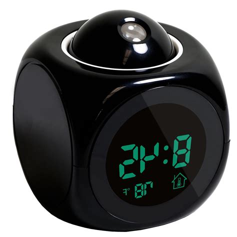 Ã€7â€™â€™ massive measurement d time show 10. Alarm Clock LED Wall/Ceiling Projection LCD Digital Voice