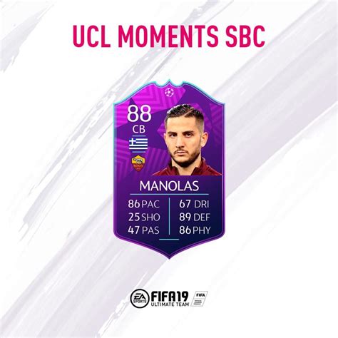 Kostas manolas fifa 21 has 2 skill moves and. Manolas 88 UEFA Champions League Moments sfida creazione ...