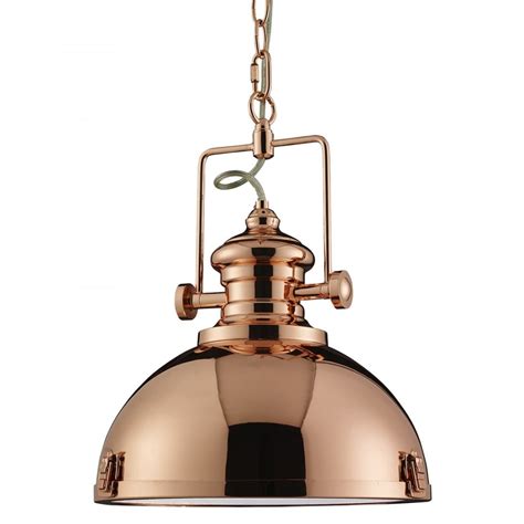Sure, it's pretty… but in my opinion it's outdated. Copper Industrial Ceiling Pendant - Lighting and Lights UK