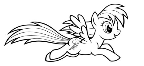 Download and print these cartoon, rainbow dash coloring pages for free. Rainbow Dash Coloring Pages - Best Coloring Pages For Kids