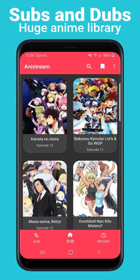 This app will stream episodes immediately after tv and here you can watch all shows ad free and that too in hd quality on all available devices. Anistream - Free Anime No Ads! 1.3.9 Apk Download - com ...