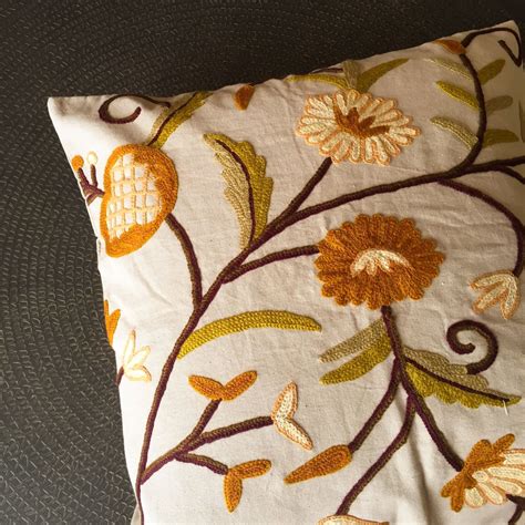 Srinagar (jammu and kashmir), mar 28 (ani): SALE Handmade cushion | Embroidered Cushion | kashmiri ...