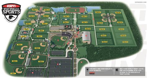 Espn's adrian wojnarowski reported friday that the nba has a board of governors call set for next friday, which is. ESPN Wide World of Sports Complex Map