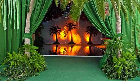 Copyright 2012 by surfboards by donald takayama/hawaiian pro designs. The entrance to a tropical themed marquee created for a ...