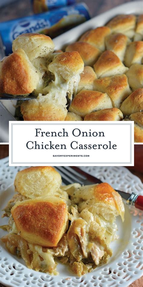 Heat the butter or oil in a large sauté pan on medium heat and add the onions. French Onion Chicken Casserole is a one-dish meal that ...