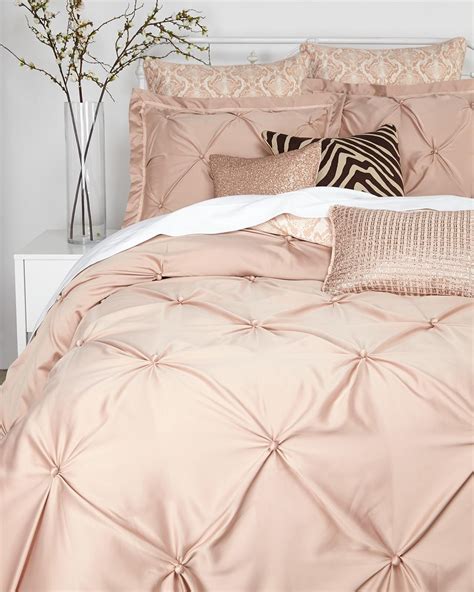 Bedding sets make it simple to purchase the bedding items you need all in one convenient package. VINCE CAMUTO Rose Gold Queen Comforter Set | rose gold ...