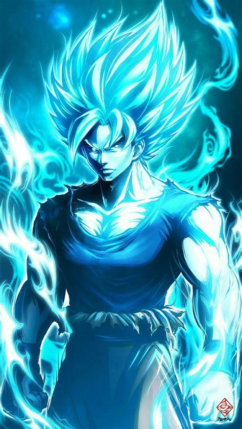He initially wore a blue obi over his waist, albeit after the frieza saga this was changed to a blue band. Goku SSB | Dragon ball z, Dragões, Goku super sayajin 3