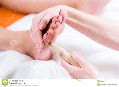 We found 1082 videos to your request. Women At Reflexology Having Foot Massaged Stock Image ...