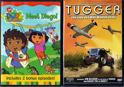 Dora the Explorer - Meet Diego!(DVD)& Tugger:The Jeep 4x4.