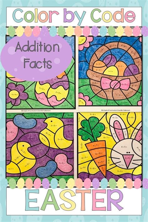 They are aimed to help teach them about kindness in your classroom. Fun Easter Addition color by code pictures give your 1st ...