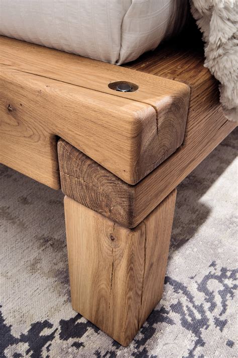 Dieses bett besteht aus gebrauchten holzbalken. Kollektion Letz Balkenbett IV Wildeiche | Möbel Letz - Ihr ...