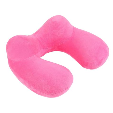 FaLX U Shape Inflatable Pillow - Hump Design - Extended Collar - Highly Elastic - No