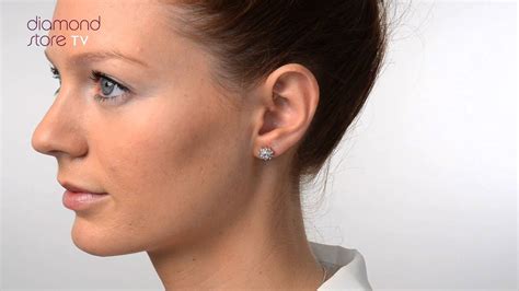 Bloomingdale's big brown bag sale event: Tanzanite And Diamond 7mm Wide Earrings In 9K Gold - H4452 ...