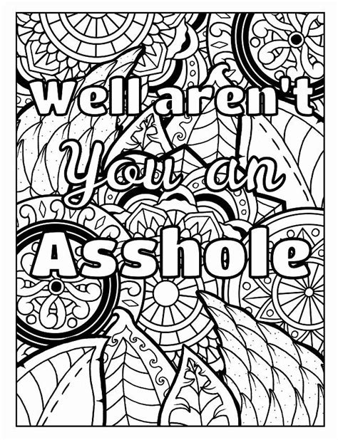 Tons of coloring pages to print and color! 28 Curse Word Coloring Page in 2020 | Swear word coloring ...