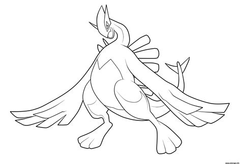 Si tu es fan de coloriages les légendaires, tu aimeras surement aussi coloriage les légendaires shimy elfe élémentaire! Coloriage Mega Pokemon Noir Et Blanc Legendaire 9 dessin