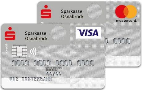 Egal ob mastercard oder visa card, die frankfurter sparkasse bietet ihnen die sichere lösung, um weltweit bargeldlos und im internet zu. Kreditkarte Standard - Den Moment leben - Sparkasse Osnabrück