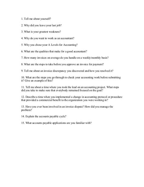 Answering tough interview questions for dummies® england. Accounting interview questions and answers pdf