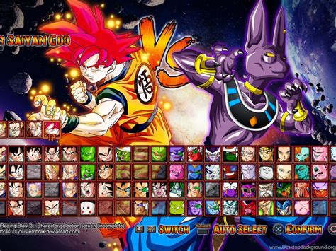 All the characters and their costumes in dragonball raging blast, it includes the extra characters super sayajin 3 vegeta and. Dragon Ball: Raging Blast 3 Character Roster By ...