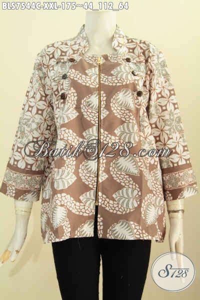 Model baju kombinasi cowok 18. Design Baju Batik Wanita Atasan, Blus Ayus Kerah Shanghai ...