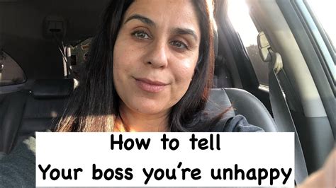 Mar 30, 2021 · in order to ensure the meeting remains positive from beginning to end, it's important to monitor your body language. How to tell your boss you're unhappy - YouTube