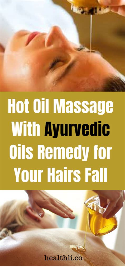 Olive oil penetrates the hair shaft with fatty acids and leaves your hair full and healthy. Hot Oil Massage With Ayurvedic Oils Remedy for Your Hairs ...