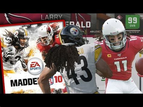 This 99 ovr troy polamalu will play middle linebacker and fly around the field causing chaos. What if Madden 10 Troy Polamalu and Larry Fitzgerald Were ...