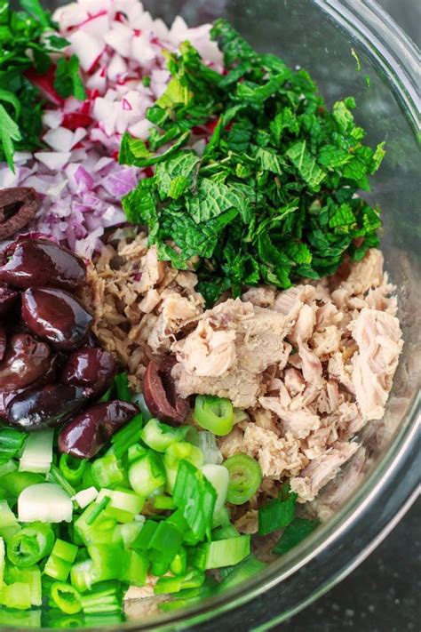 No salt recipes herb recipes onion recipes cooking recipes healthy recipes cooking tips caramel recipes recipes with garden herbs recipes with fresh 20 fresh herb recipes, ready for spring! Mediterranean Tuna Salad with Fresh Herbs a Zesty Dijon ...