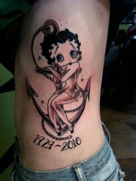 She originally appeared in the talkartoon and betty boop film series, which were produced by fleischer studios and released by paramount pictures. Image result for betty boop designs | Betty boop tattoos, Betty boop, Shoulder tattoo