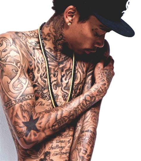 Or, at least off her arm. All Wiz Khalifa Tattoos Meanings - Amber Rose, Face & etc.