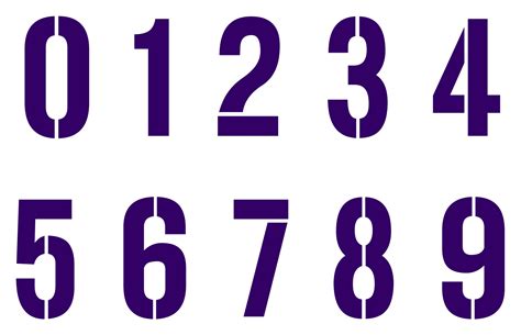 The 3 number kit stencil is a factory direct stencil that comes with a 12 or 18 piece kit of numbered stencils between 0 and 9. 9 Best Number 3 Stencils Printable - printablee.com