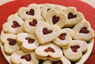 Make an indentation with your thumb and fill with jam. Austrian Jelly Cookies / Austrian Jelly Cookies : These ...