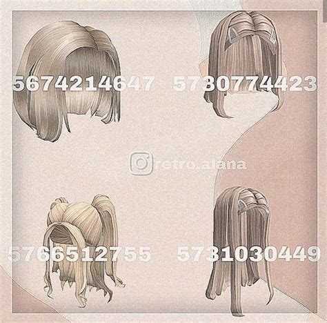 If you did, give this video a like and subscribe. Bloxburg Face Codes Blonde / Catalog Trendsetter Hair In ...