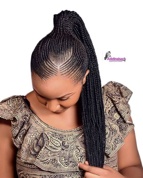 They're also known as cherokee braids, invisible cornrows, banana braids, straightbacks or pencil braids. Ghana Braids New Hair Style 2020 - Best Ghana Braid ...
