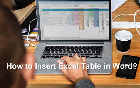 The basic principle is to insert the data. How to Insert Excel Table in Word Document? » WebNots