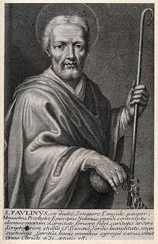 With his spanish wife, therasia, he retired at an early age to a life of cultured leisure. Saint Paulinus of Nola, Bishop - My Catholic Life! in 2020 ...