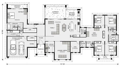 With plans of this size, it'd be difficult to expect anything less than some extra conveniences around the. Rochedale 412, Custom Home Design in 2020 | 6 bedroom ...