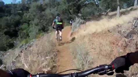 Mellow trail through meadows and oak forest to a beautiful waterfall and creek. 052513 MTB HIDDEN FALLS, AUBURN CA - YouTube