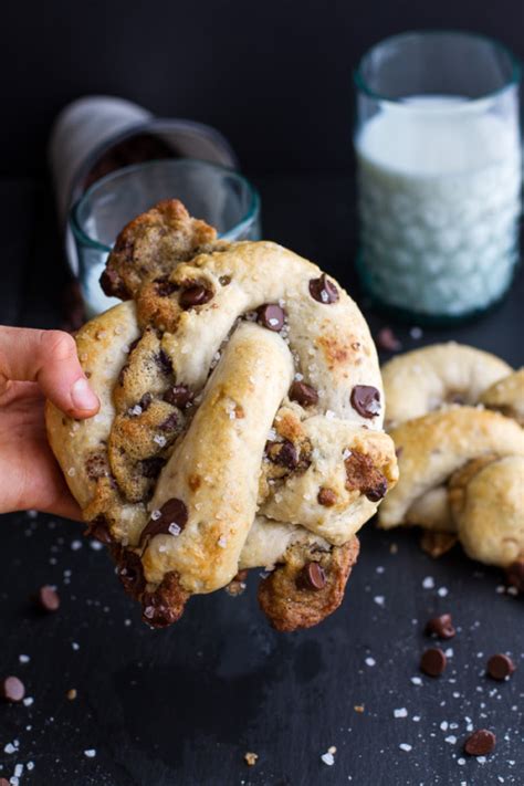 Butter pretzel cookie is a character from cookie run. Warm Chocolate Chip Cookie Stuffed Soft Pretzels - Sweet ...