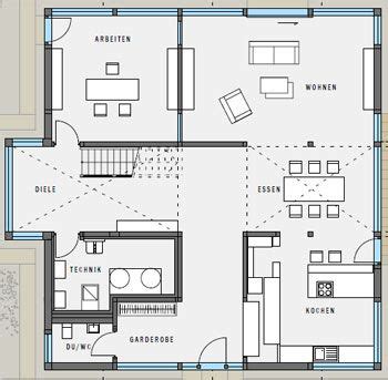 Die luftigkeit der räume, die großzügigen sichtachsen und dazu. Huf Haus | Haus grundriss, Bauplan haus, Haus design