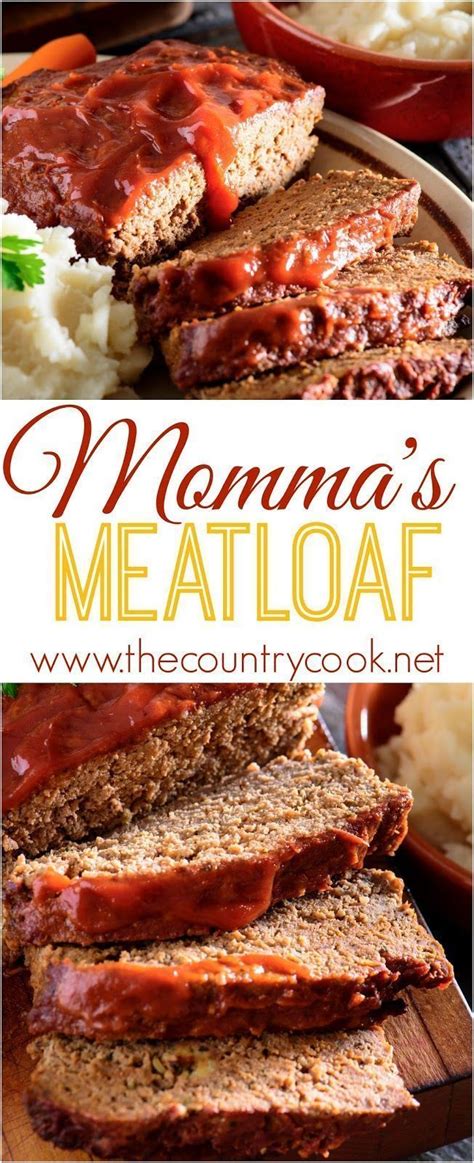 If you like eggplant parmesan, this meatloaf recipe is your match made in heaven. MOMMA'S BEST MEATLOAF | Recipe | Delicious meatloaf ...