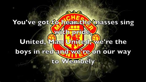 Glory glory man united was a single released by the manchester united squad prior to the 1983 fa cup final. Glory Glory Man United! - YouTube