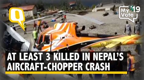 La reine du ciel 4. 3 Killed, at Least 3 Injured in Aircraft-Chopper Crash in ...