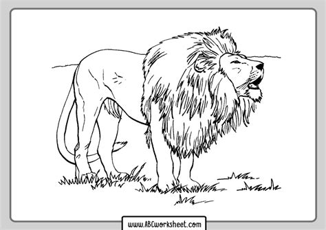 Cut out the holes for the eyes. Lion Coloring Pages for Kids