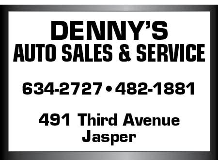 For more than 65 years, denny's has been bringing people together over great food. Denny's Auto Sales & Service - Jasper, IN | Parishes Online