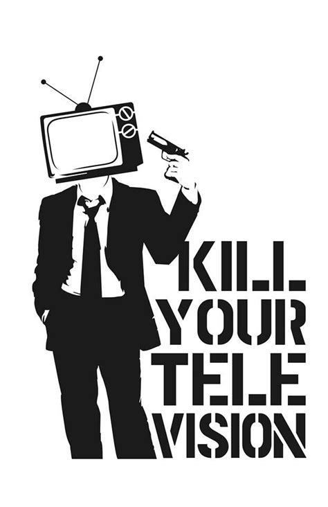 Iding the artist or crew is encouraged and appreciated. Kill TV | Stencil street art, Banksy stencil, Stencil graffiti
