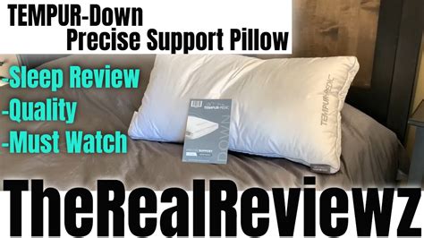 Tempur cloud breeze dual cooling pillow. Tempurpedic Down Precise Support Pillow | Sleep Review ...