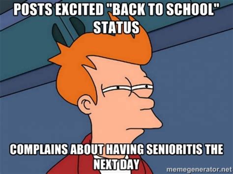 Maybe you would like to learn more about one of these? Senioritis Instagram Captions / Last Semester Senior Year Quotes Quotesgram - Senioritis is a ...
