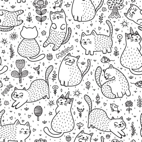 Kotek kolorowanka malowanka kot do druku mjakmamapl. Kolorowanka „Śmieszne kotki" do druku - Planeta Dziecka